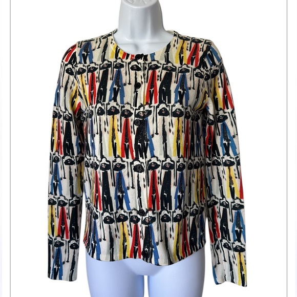Alice + Olivia Sweaters - Alice + Olivia x Donald Robertson cardigan Stace Face excellent Size S